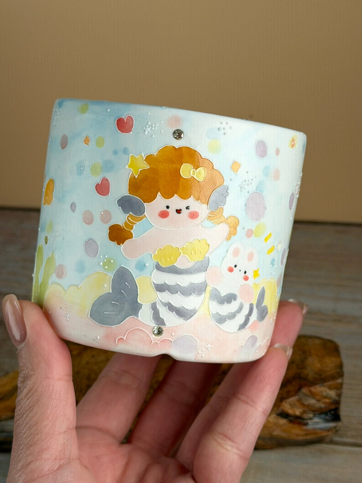 Handmade Seto ware Constellations Series- Pisces