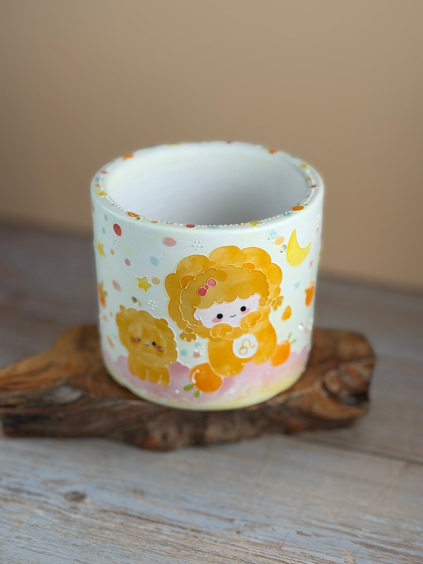 Handmade Seto ware Constellations Series- Leo