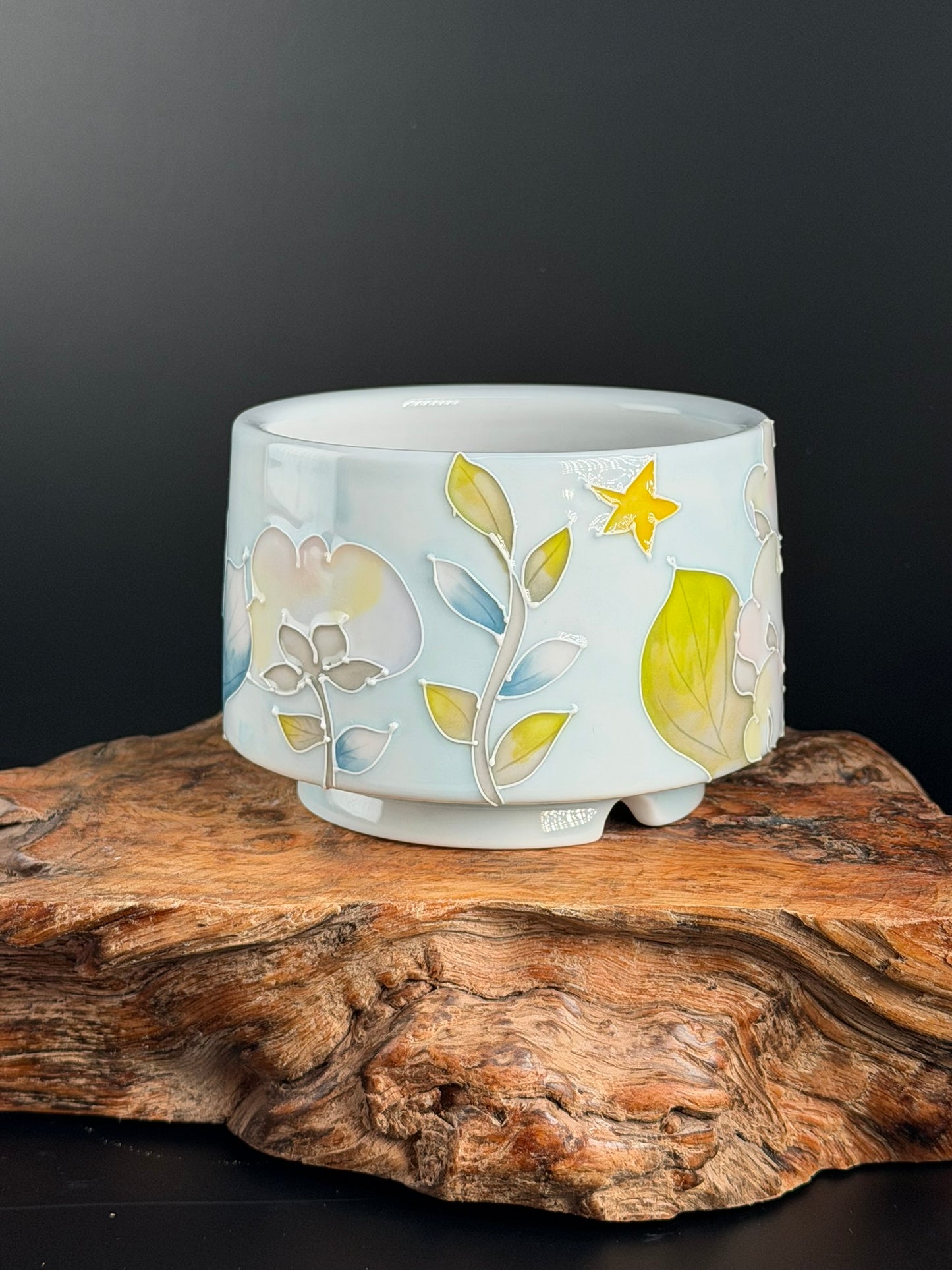 Handmade Seto ware Floral Series - Cotton