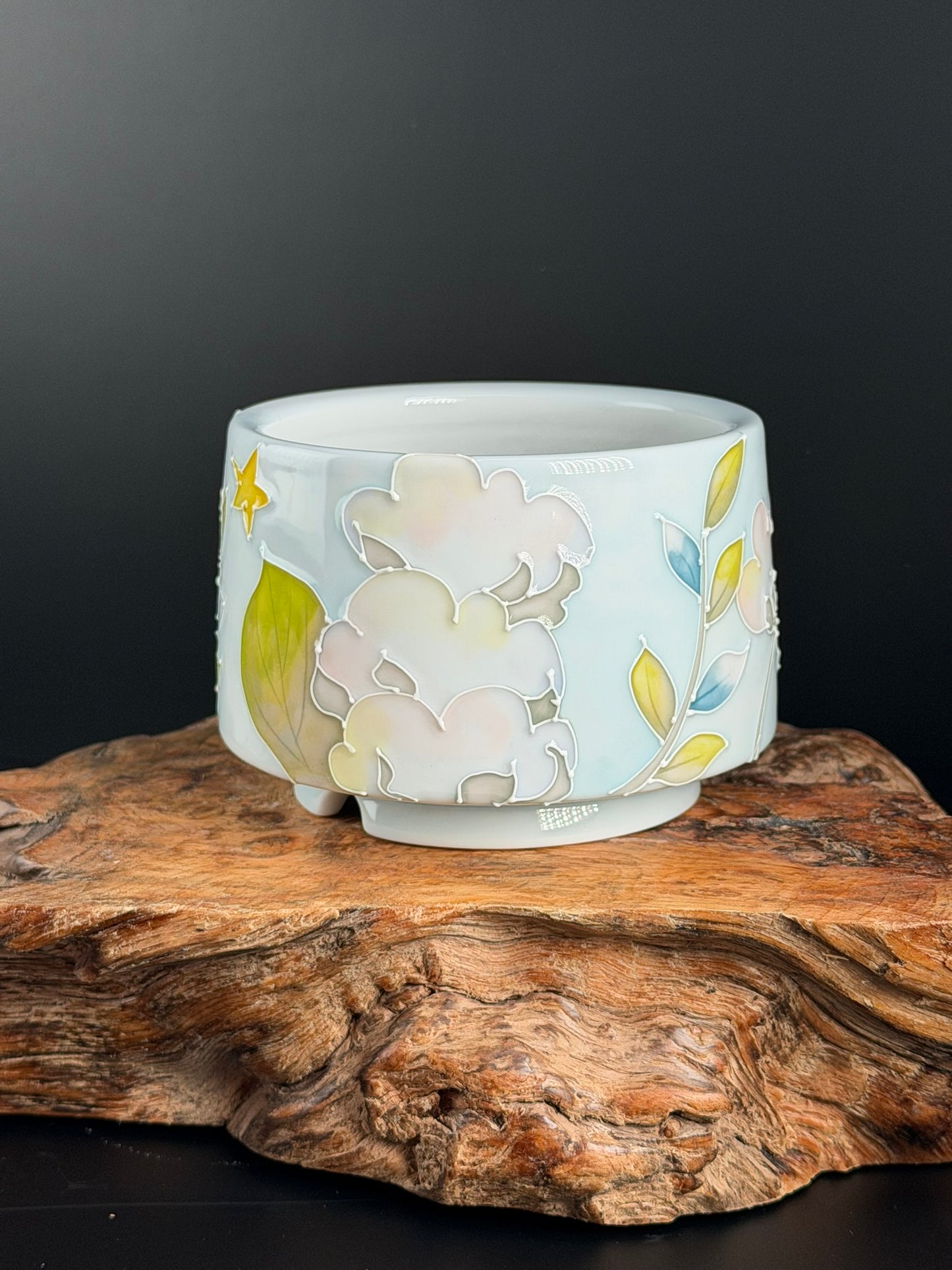 Handmade Seto ware Floral Series - Cotton