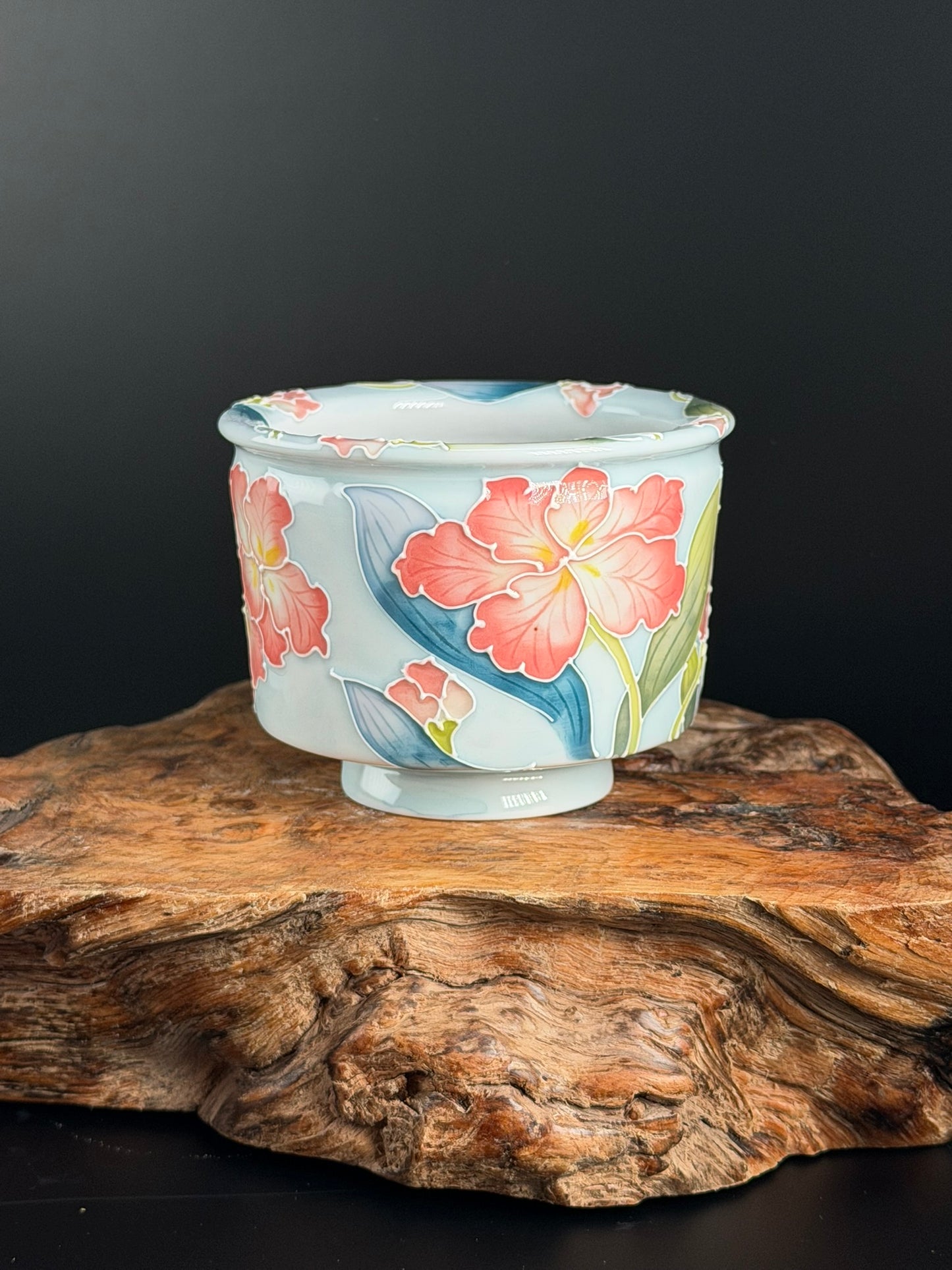 Handmade Seto ware Floral Series A