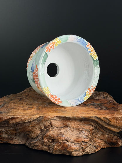 Handmade Seto ware Floral Series - Hydrangea