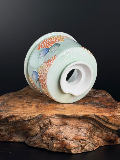 Handmade Seto ware Floral Series - Hydrangea