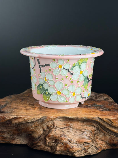 Handmade Seto ware Floral Series B
