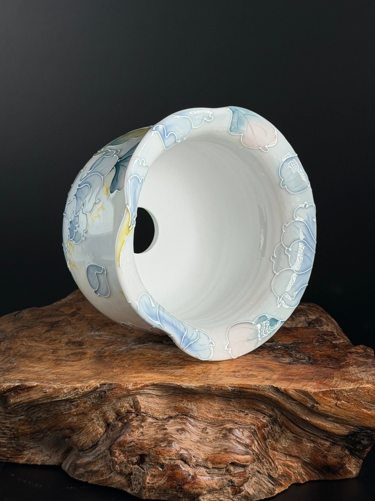 Handmade Seto ware Floral Series E