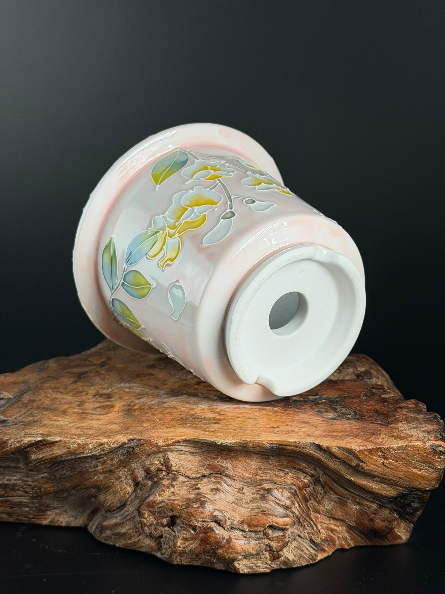 Handmade Seto ware Floral Series C