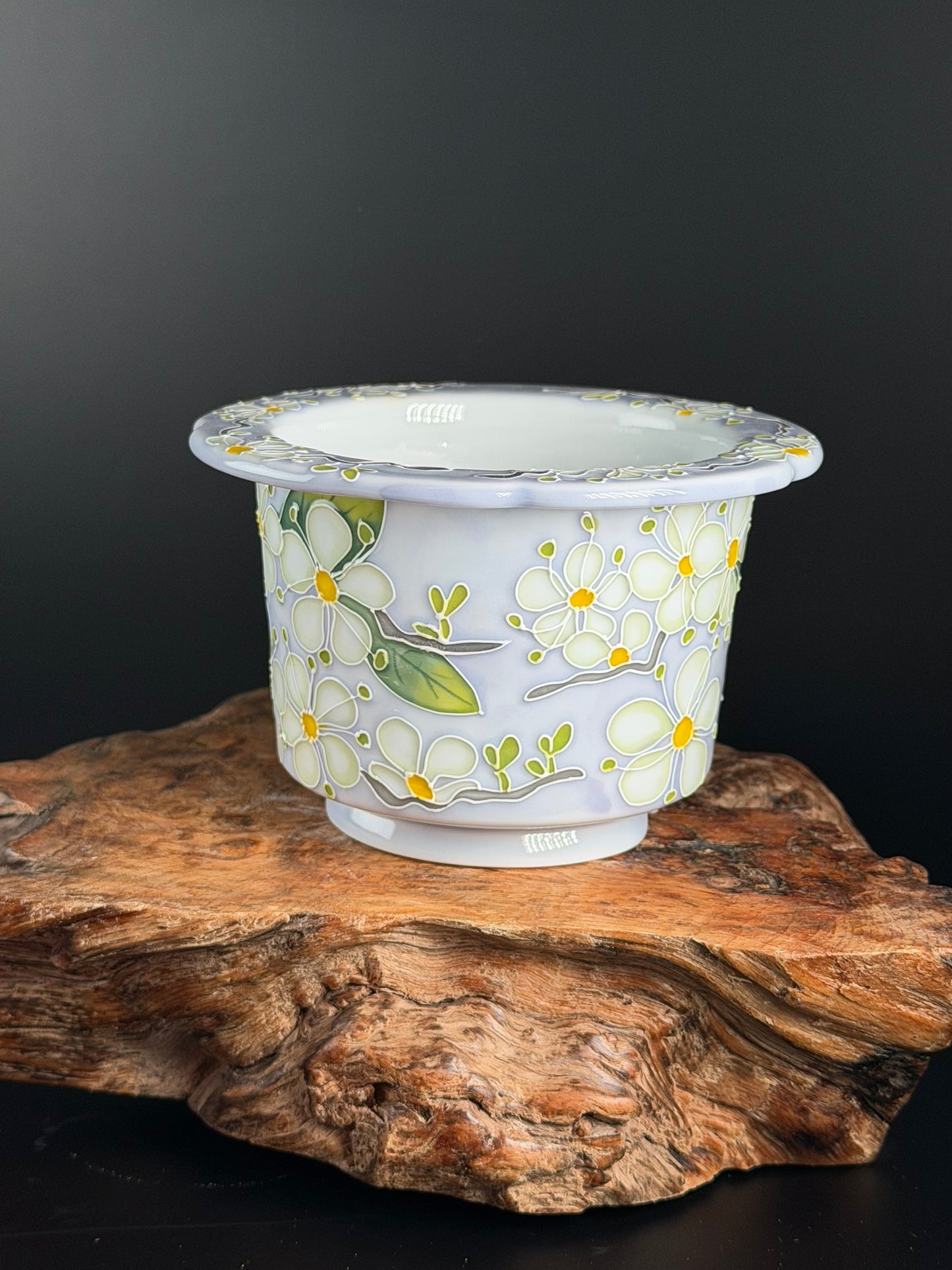 Handmade Seto ware Floral Series B