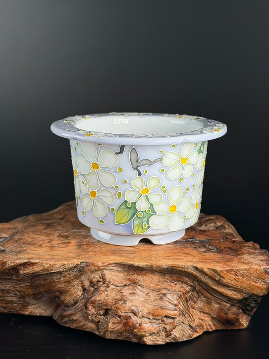 Handmade Seto ware Floral Series B