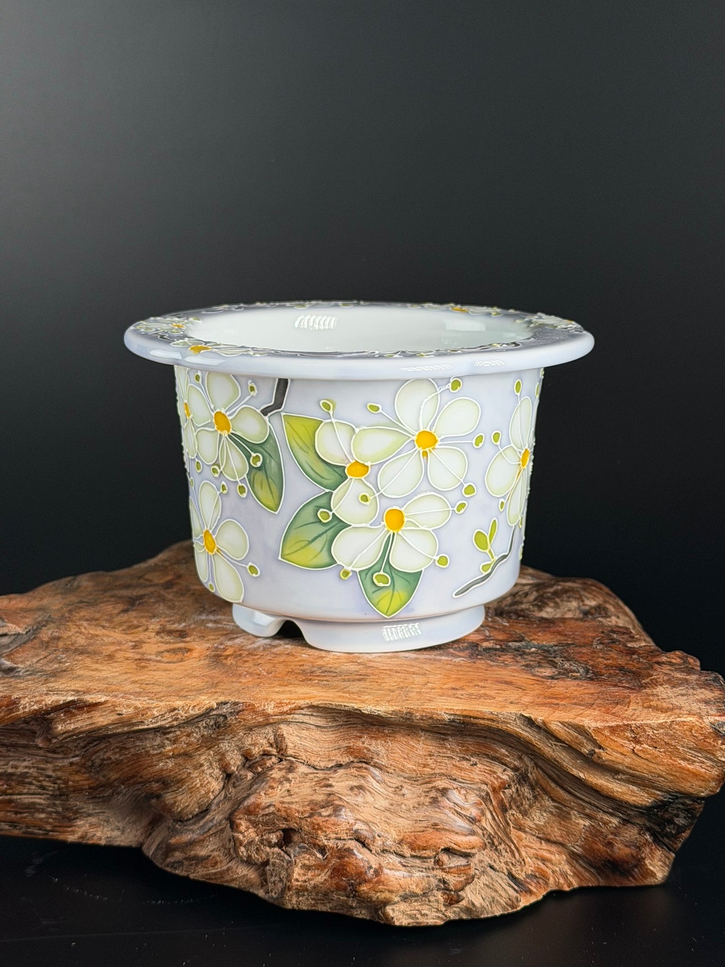 Handmade Seto ware Floral Series B