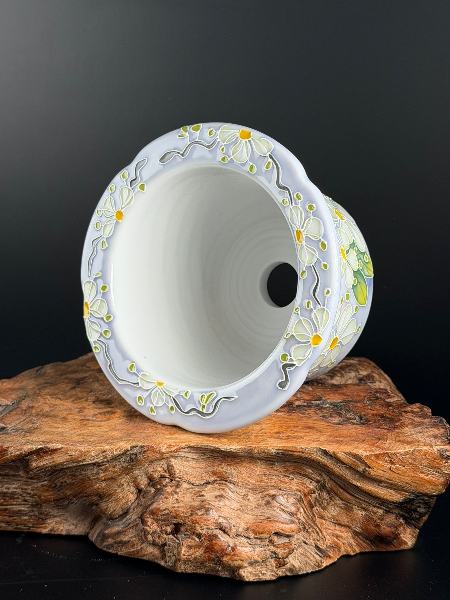Handmade Seto ware Floral Series B