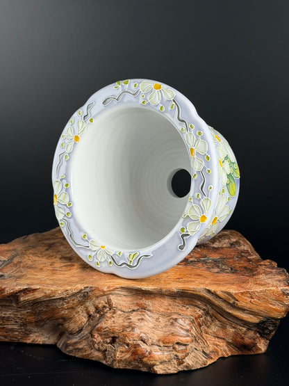 Handmade Seto ware Floral Series B