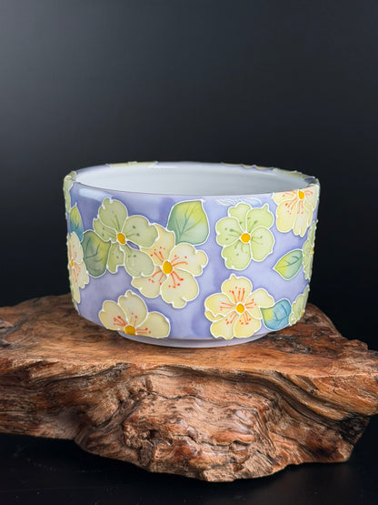 Handmade Seto ware Floral Series G