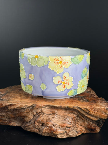 Handmade Seto ware Floral Series G