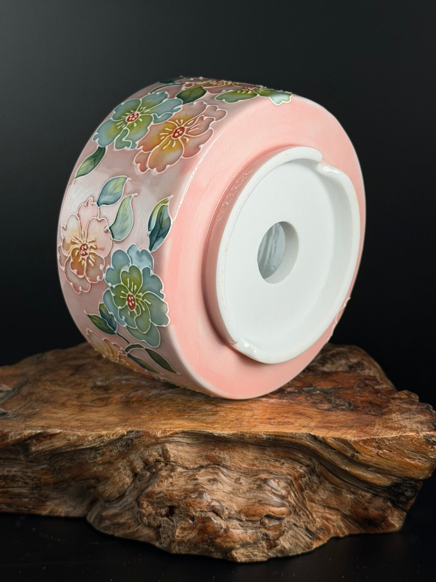 Handmade Seto ware Floral Series F