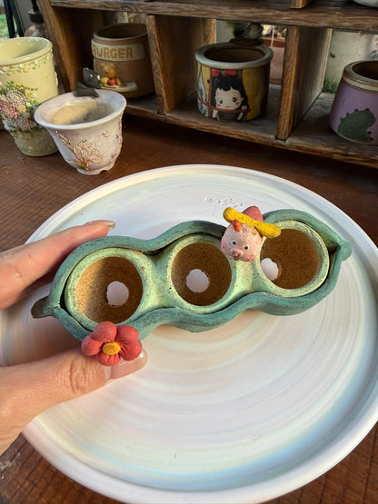 Peapot piggy planter
