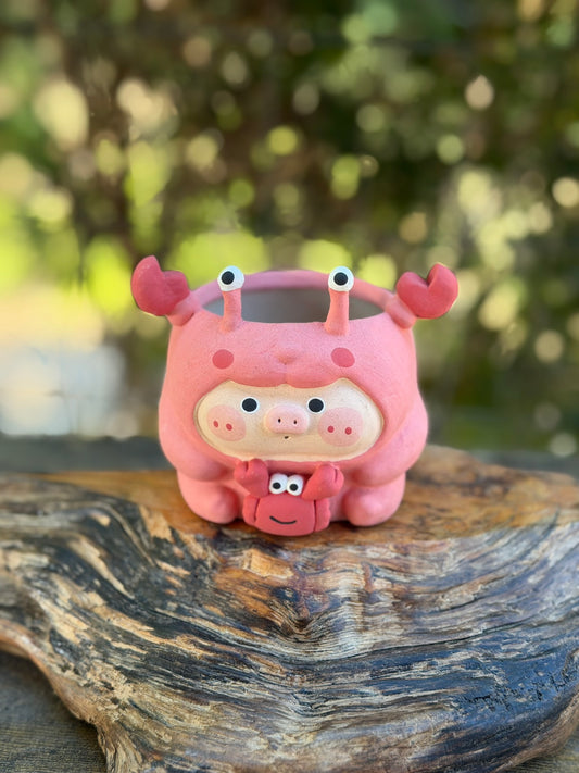 Piggy pot- Oh Crab