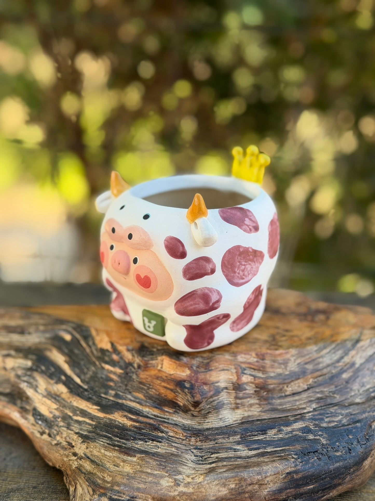 Piggy pot constellations series -Taurus