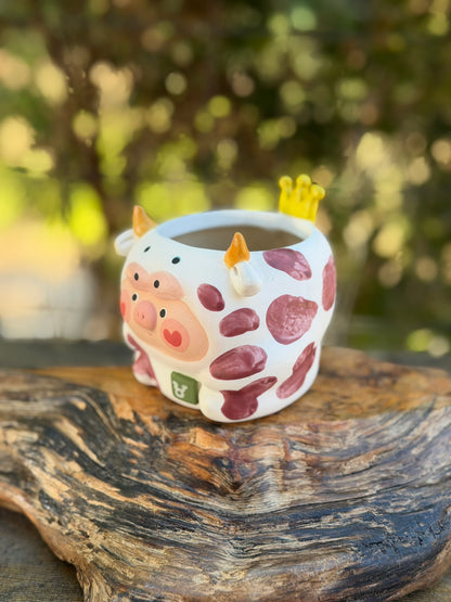 Piggy pot constellations series -Taurus