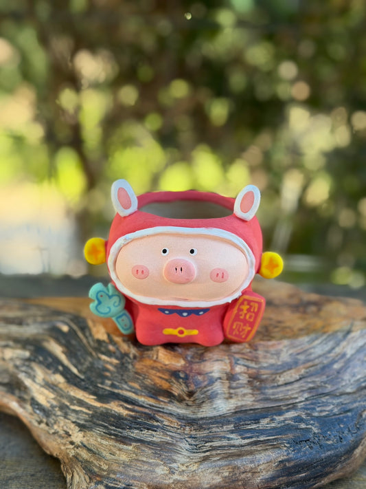 Piggy pot - Bring good fortune and wealth