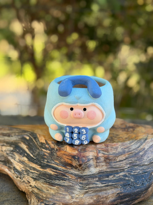 Piggy pot- Telephone piggy