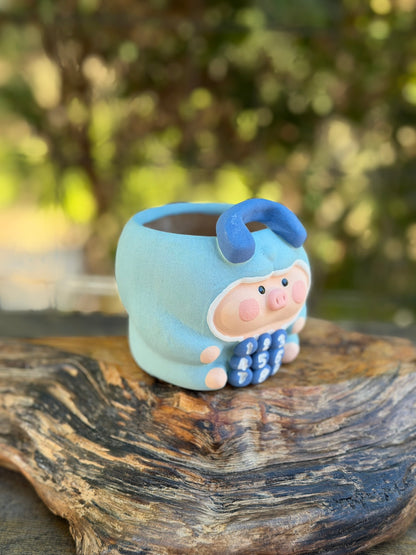 Piggy pot- Telephone piggy