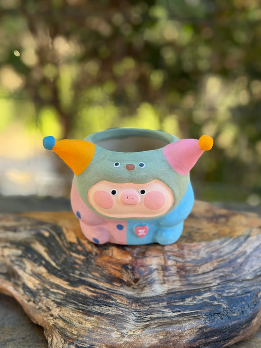 Piggy pot - Little clown