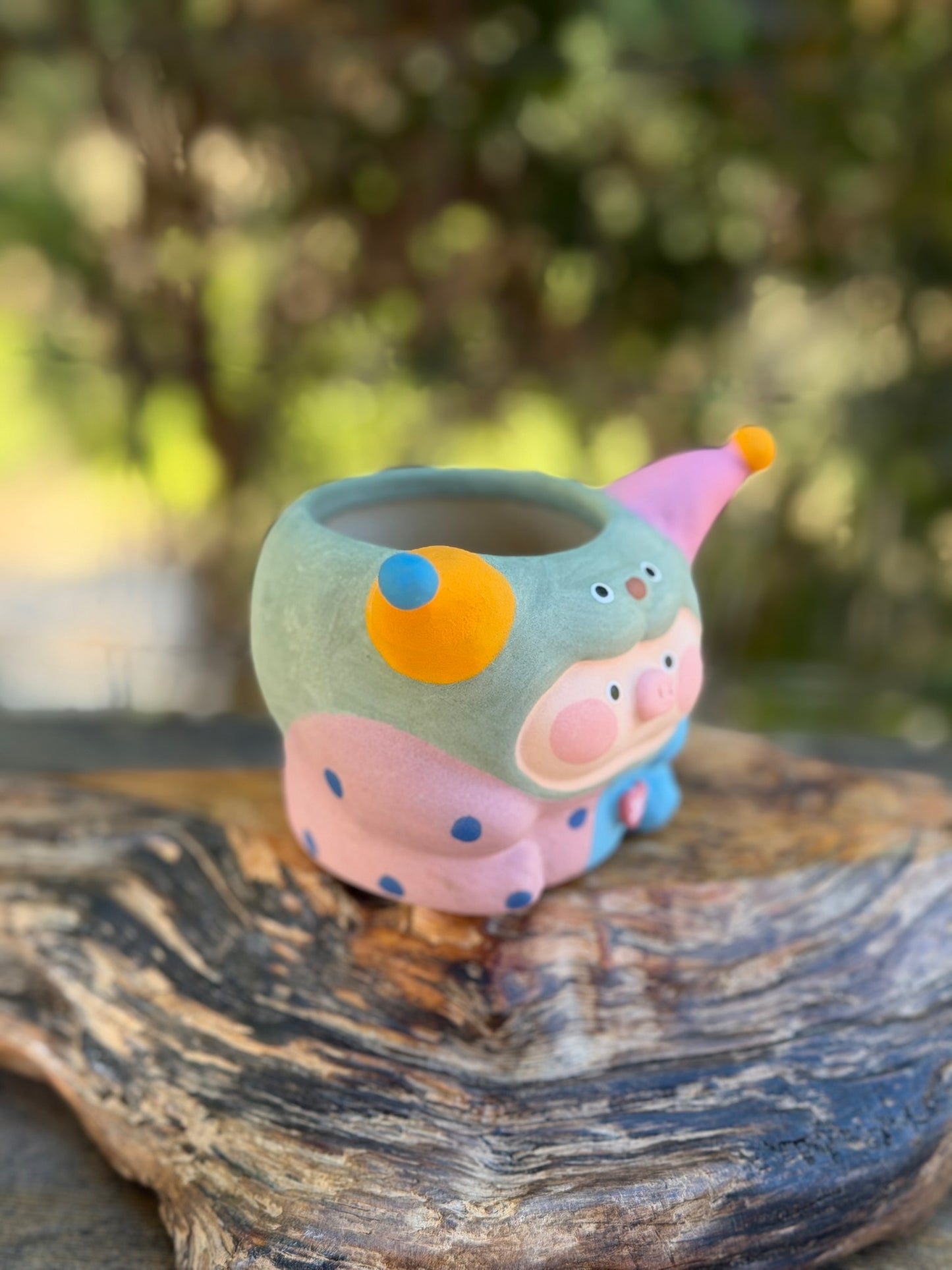 Piggy pot - Little clown