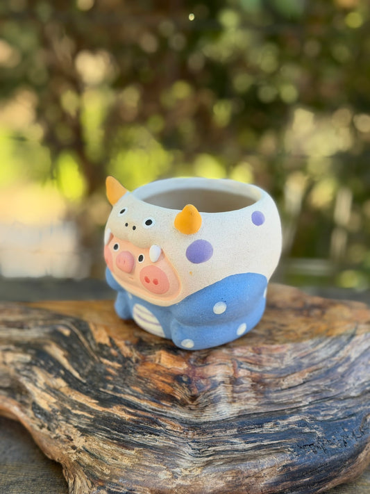 Piggy pot - Dino baby
