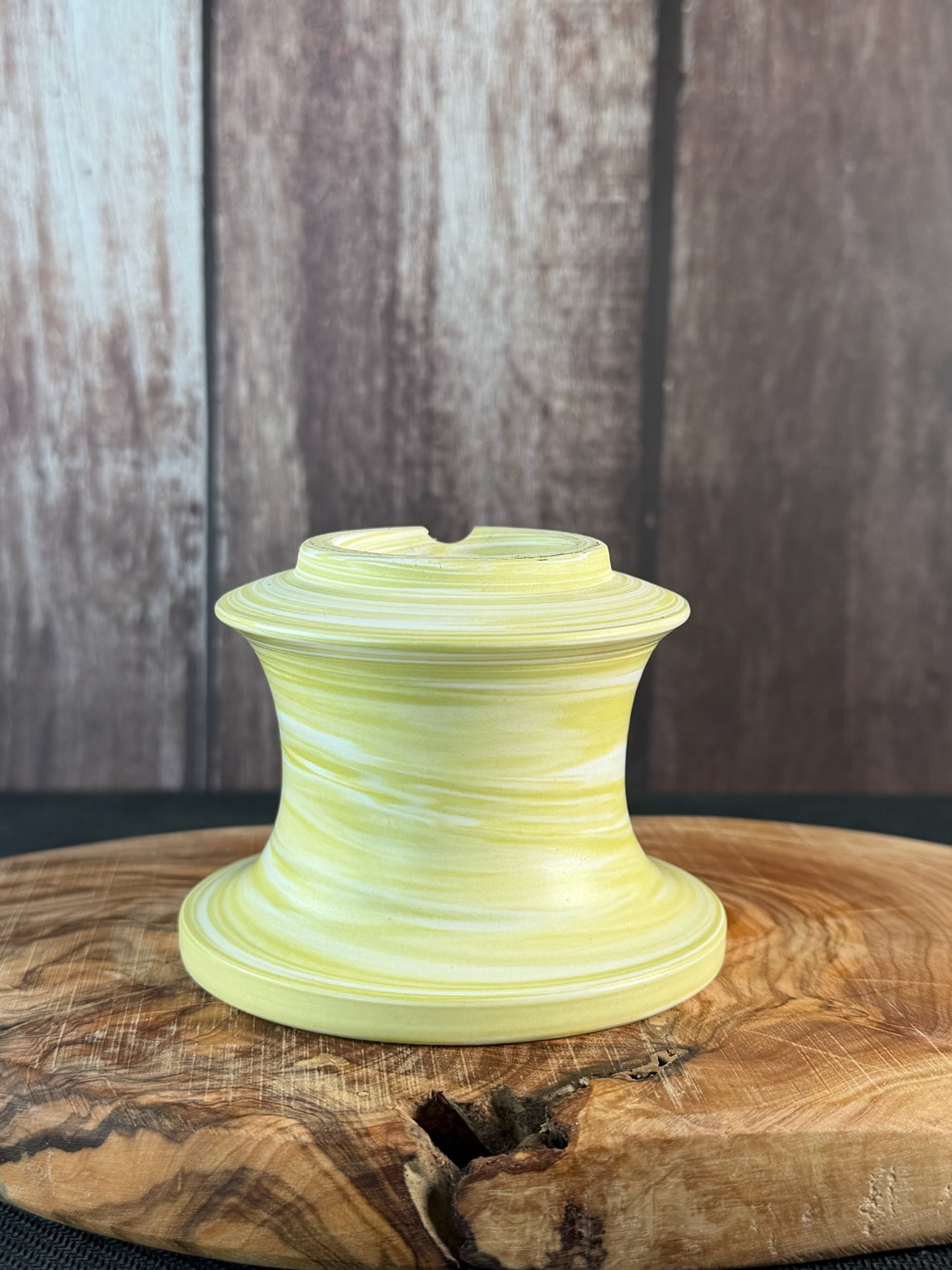 July Glass Art Macha Gold Planter