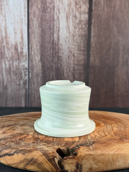 July Glass Art Macha Mint Planter