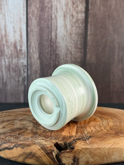 July Glass Art Macha Mint Planter