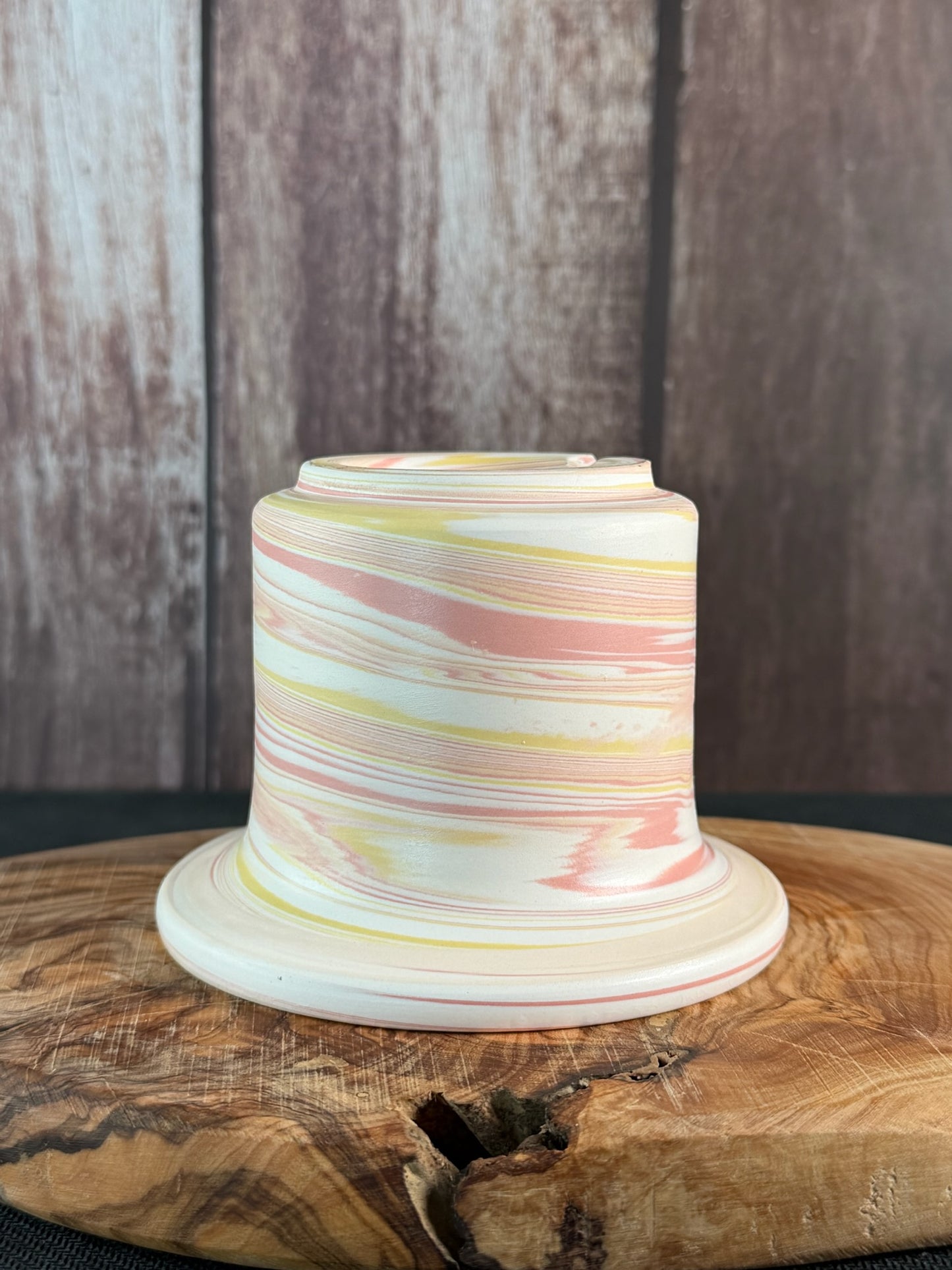 July Glass Art Crunchberry Lemon Planter