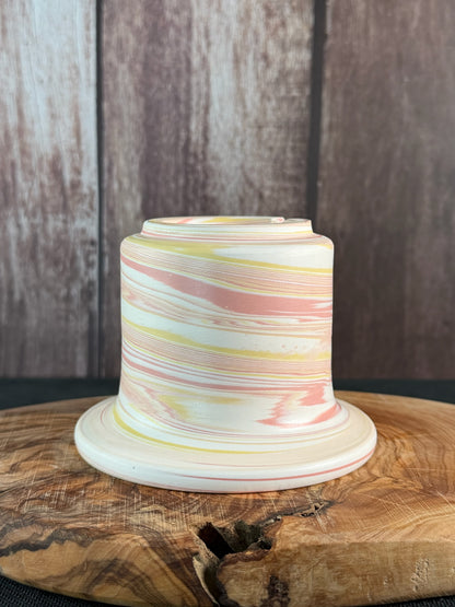 July Glass Art Crunchberry Lemon Planter