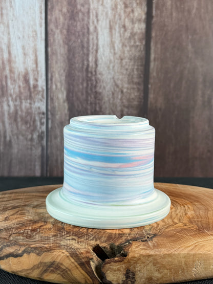 July Glass Art Lavender Blue