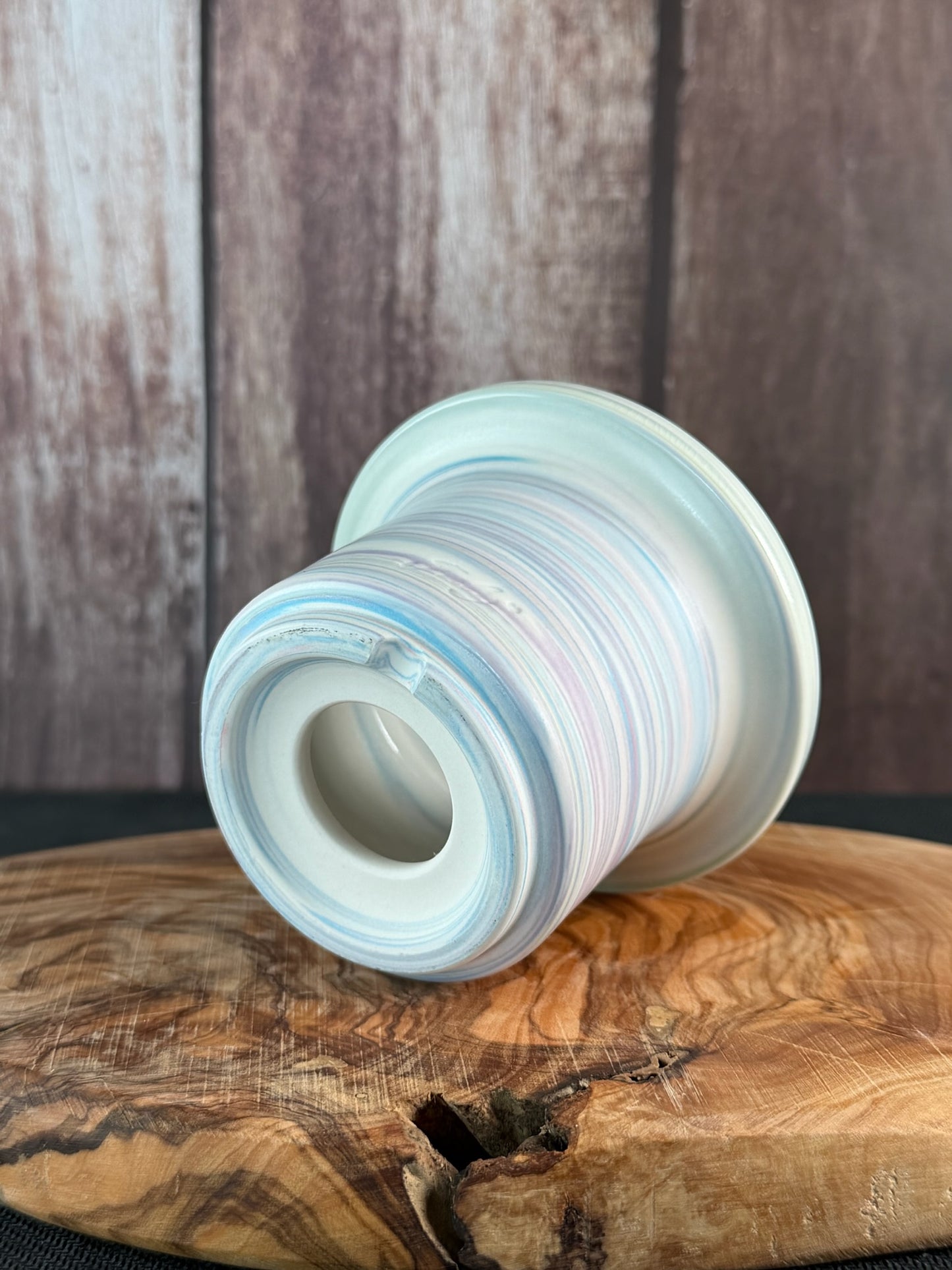 July Glass Art Lavender Blue