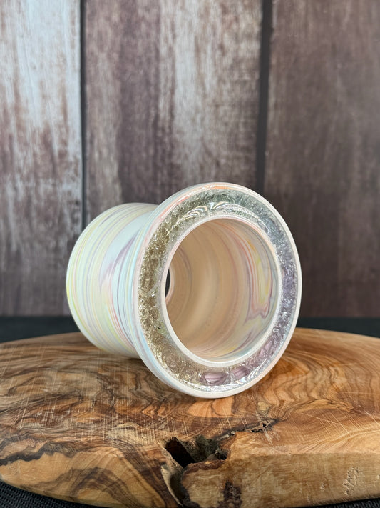 July Glass Art Pastel Rainbow Rare