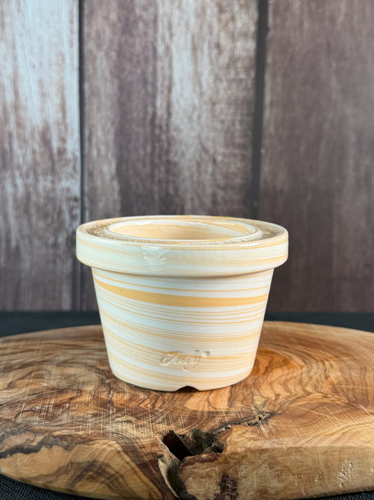 July Glass Art Peachy Orange