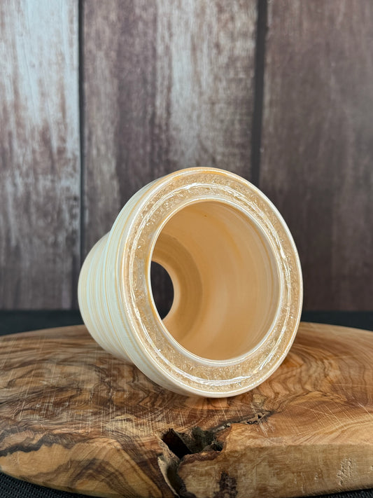 July Glass Art Peachy Orange