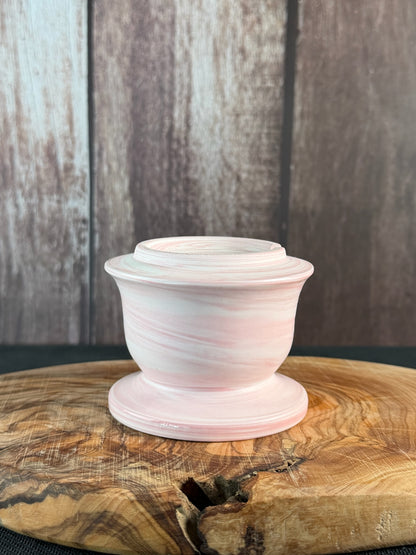 July Glass Art Cherry Blossom Pink Bell Shape