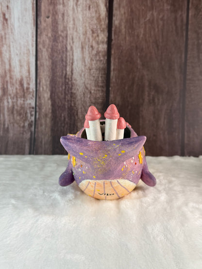 VITA Magical Whale Castle Planter (Purple)