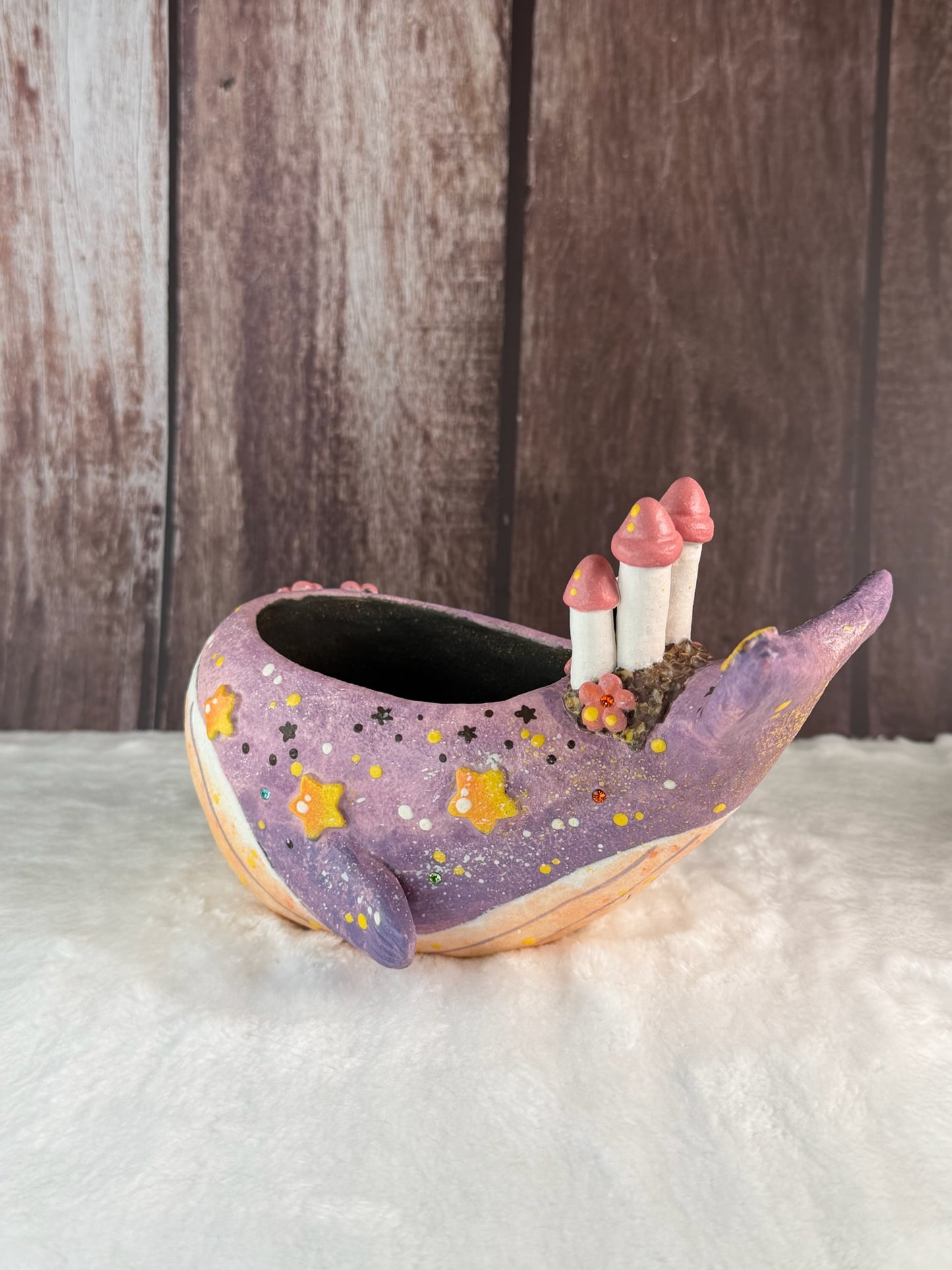 VITA Magical Whale Castle Planter (Purple)