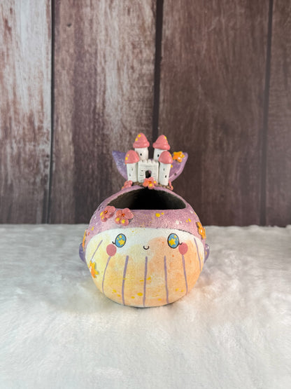 VITA Magical Whale Castle Planter (Purple)
