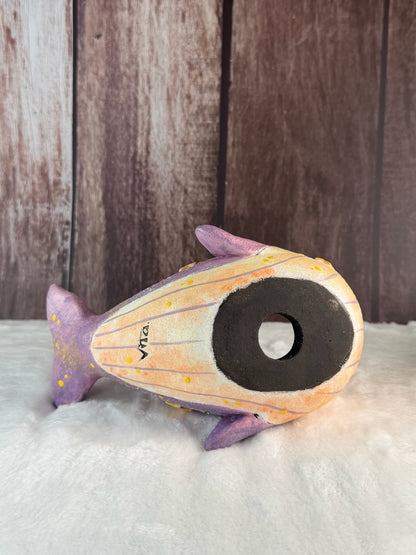 VITA Magical Whale Castle Planter (Purple)