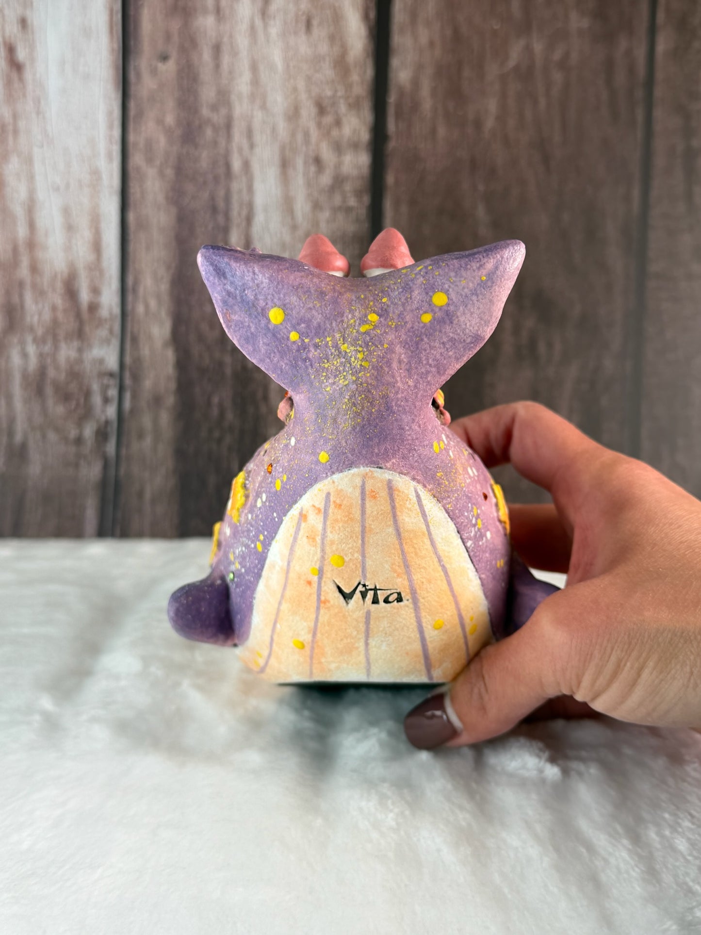 VITA Magical Whale Castle Planter (Purple)