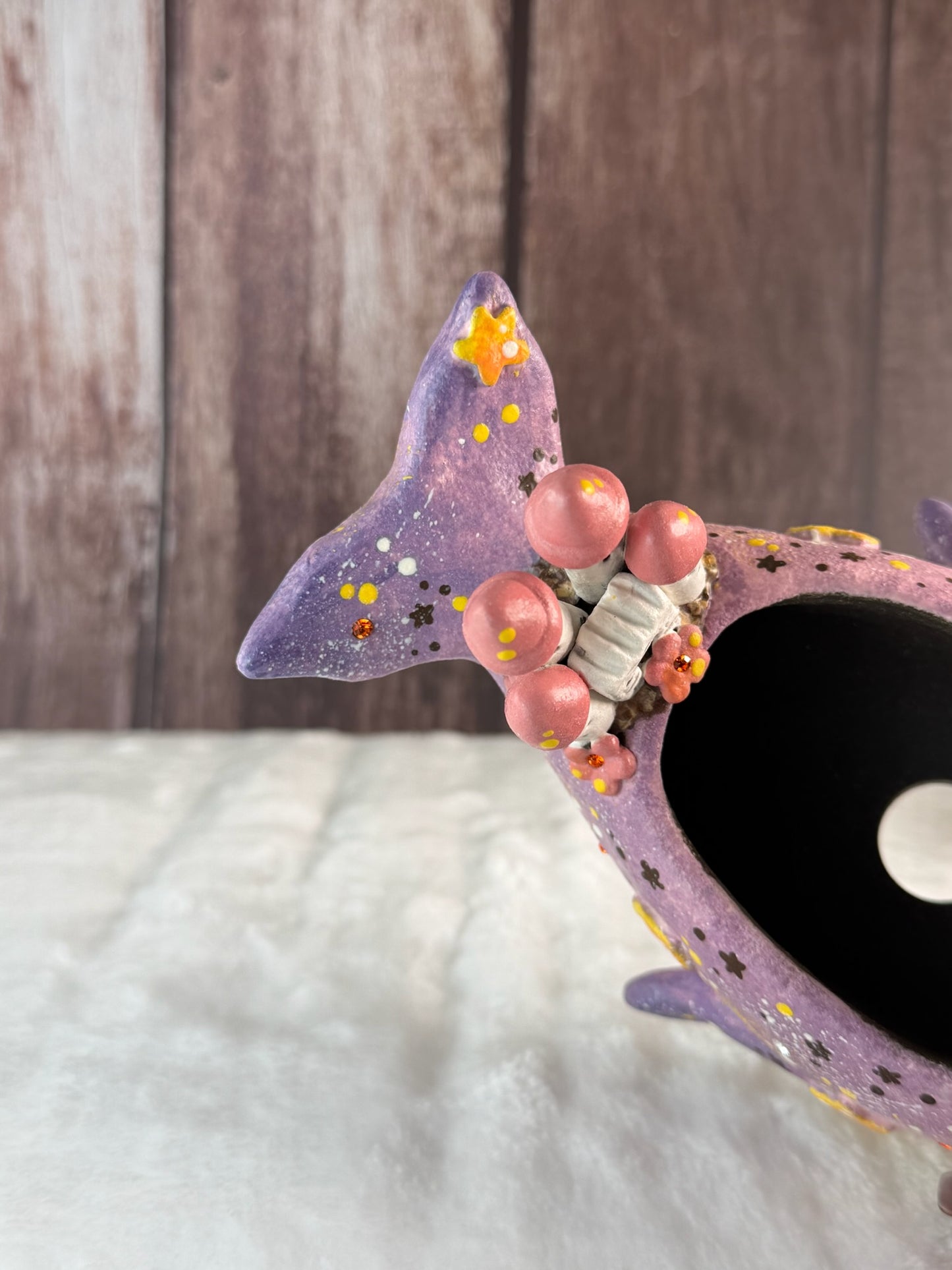 VITA Magical Whale Castle Planter (Purple)