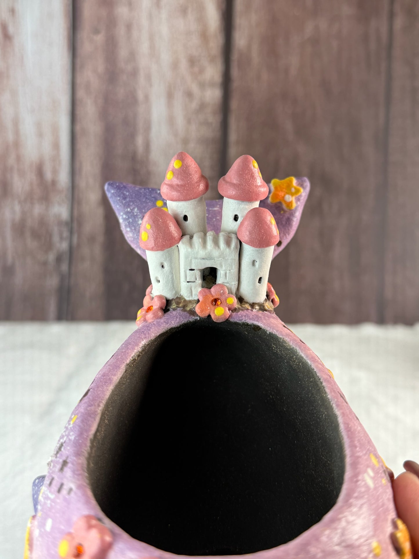 VITA Magical Whale Castle Planter (Purple)