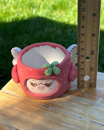 Red Tomato Fairy Planter