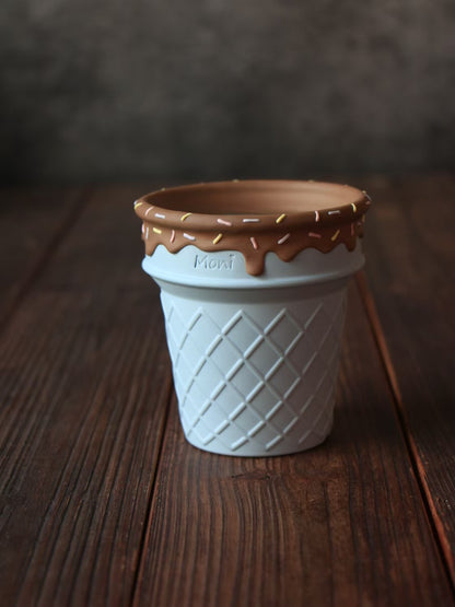 Handmade Ice Cream Cone with Sprinkles succulent planter
