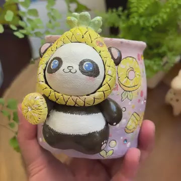 Pineapple Panda Planter