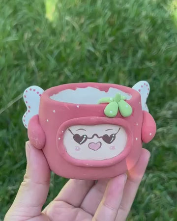 Red Tomato Fairy Planter
